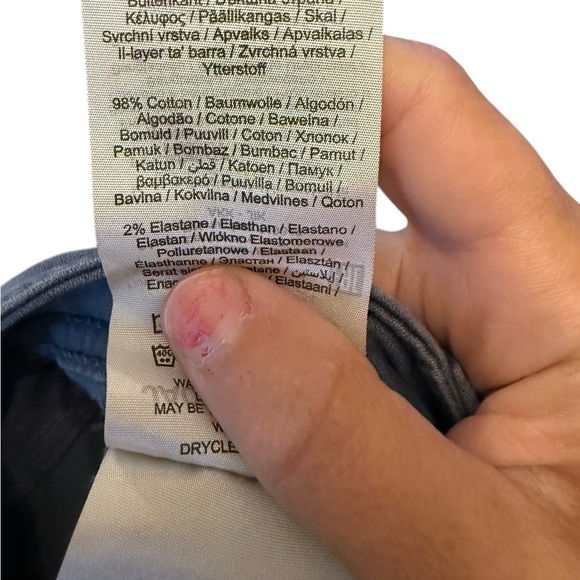 Jack & Jones Glenn Slim Fit Blue Stretch Pants Size 29x32 - Picture 5 of 6